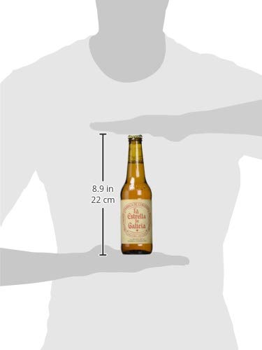 Estrella Galicia La Estrella de Galicia Cerveza - Pack de 24 botellas x 33 cl