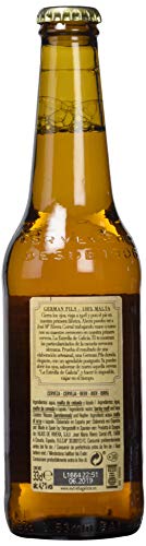 Estrella Galicia La Estrella de Galicia Cerveza - Pack de 24 botellas x 33 cl