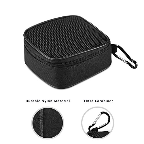 Estuche de Adaptador de Alimentación MacBook Organizador de Accesorios, Bolsa de Transporte de Almacenamiento Portátil para MacBook Cargador,Magic Mouse, Auriculares y Disco Flash USB -Negro