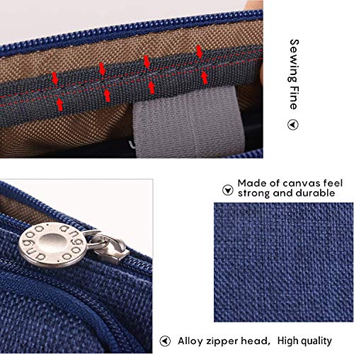 Estuche de Lápices, Estuches Escolar Grande, Estuche Multifuncional con Cremallera, Bolsa de Cosméticos, Bolsa de Papelería, Escuela y Oficina de Alta Calidad Grande Estuches (azul púrpura)