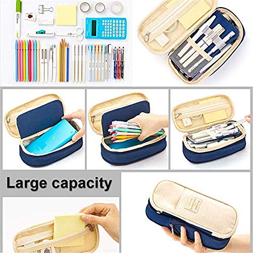 Estuche Escolar Homecube,Portalápices Plegable/Artículo de papelería Ideal para Estudiantes Estuche de lápices Estudiantes de la Escuela Estuche de lápices, 20x9 cm