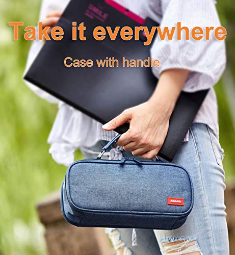 Estuche Lápiz Bolsa Gran Capacidad Bolso Maquillaje Bolígrafo Escritorio Organizador Almacenamiento Marcador Caja Papelería para Colegio Oficina Estudiantes Adolescente (rosado)