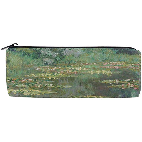 Estuche Para Lápices Claude Monet Nenúfares Bolígrafo Bolso Para Estudiantes Papelería Bolsa De Almacenamiento, Bolsa De Maquillaje Monedero