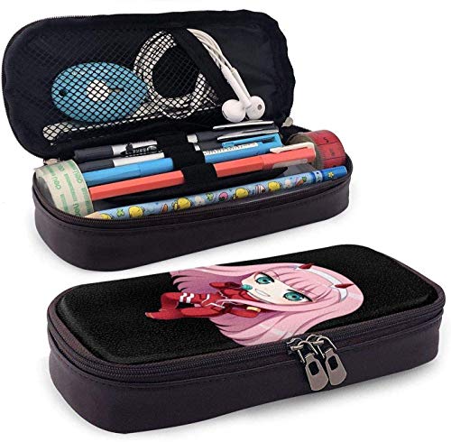 Estuche para lápices Estuche para lápices Estuche para almacenamiento Estuche para bolsos prácticos con cremallera para la escuela y la oficina Ibi Zero Two