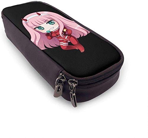 Estuche para lápices Estuche para lápices Estuche para almacenamiento Estuche para bolsos prácticos con cremallera para la escuela y la oficina Ibi Zero Two