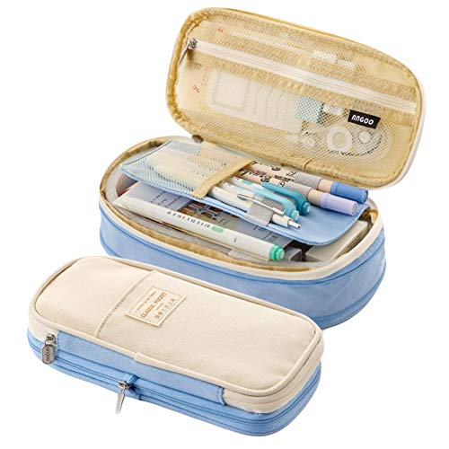 Estuche Para Lápices Macaron A Juego, Bolsa Grande De Almacenamiento De Papelería, Útiles Escolares, Se Puede Transformar En Un Estuche Para Lápices De Actualización Gran Capacidad, Elegante Y Simple