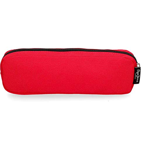 Estuche Pepe Jeans Osset rojo, 22 cm