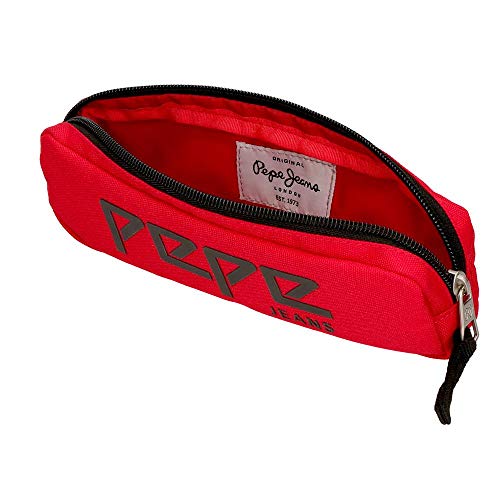 Estuche Pepe Jeans Osset rojo, 22 cm