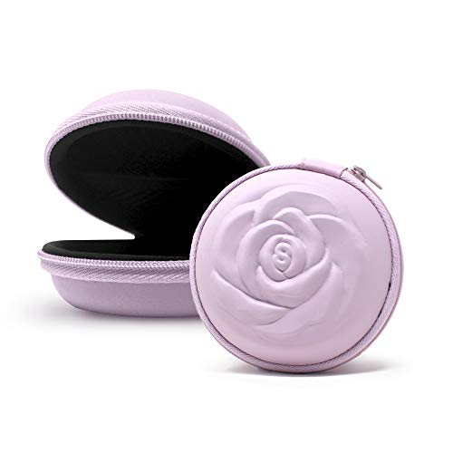 Estuche SileuCase para copas menstruales – Ideal para llevar tu tampón o copa menstrual de forma elegante y discreta en tu bolso o para viajes - Grande, 10 cm - Rosa