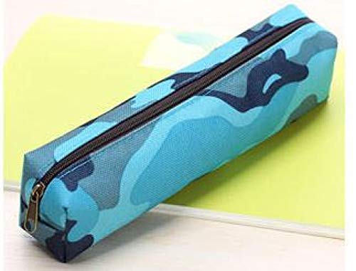 Estuches Blue Pencil case Cool Pattern Pencil Cases Stationery Student School