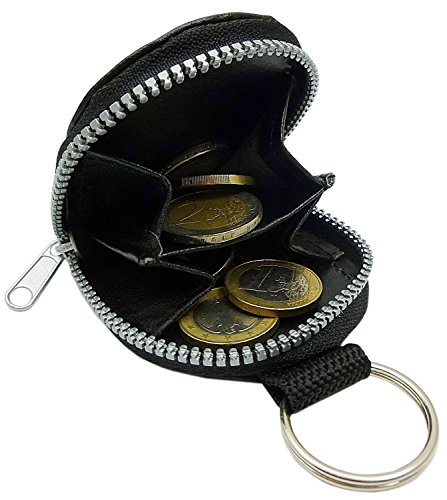 Estuches de Llave con Compartimento para Monedas en Negro