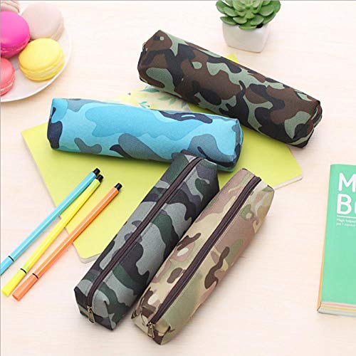 Estuches Green  Pencil case Cool Pattern Pencil Cases Stationery Student School