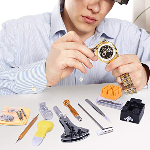 ETEPON Kit reparacion Relojes 149 Piezas Profesional, Herramientas Relojero (ET015)