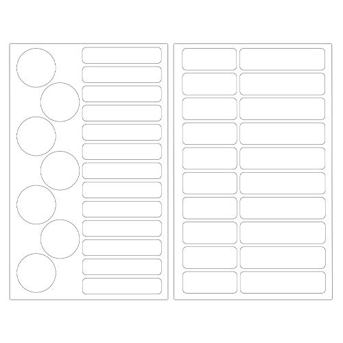ETIKIDS 40 Etiquetas adhesivas laminadas personalizables multiusos (basic) para la guardería y el colegio.