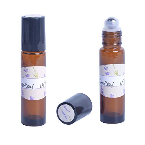 Etiquetas para botellas de aceites esenciales, Vococal 270 UNIDS Escrituras Autoadhesivas Etiquetas Pegatinas para Aceite Esencial Perfume Esencia Loción Crema Aromaterapia Botella Cosmética