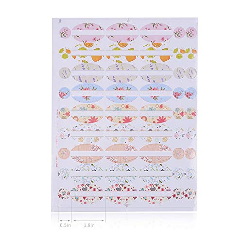 Etiquetas para botellas de aceites esenciales, Vococal 270 UNIDS Escrituras Autoadhesivas Etiquetas Pegatinas para Aceite Esencial Perfume Esencia Loción Crema Aromaterapia Botella Cosmética