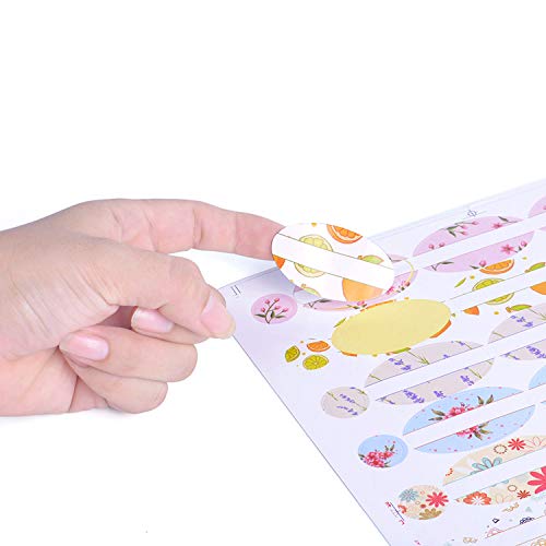 Etiquetas para botellas de aceites esenciales, Vococal 270 UNIDS Escrituras Autoadhesivas Etiquetas Pegatinas para Aceite Esencial Perfume Esencia Loción Crema Aromaterapia Botella Cosmética