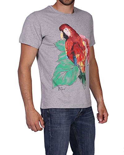 Etro - Camiseta para Hombre 1Y0209 3200 - Gris, L