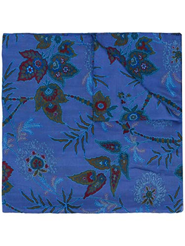 Etro Moda De Lujo Hombre 117775045200 Azul Seda Bufanda | Primavera-verano 20