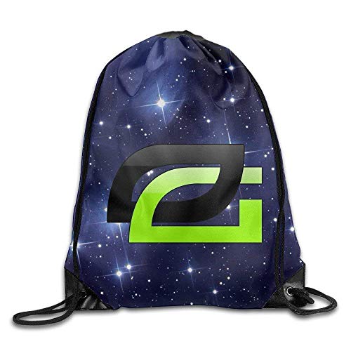 Etryrt Mochilas/Bolsas de Gimnasia,Bolsas de Cuerdas, Men's Optic Gaming Logo Unisex Drawstring Backpack Sack Bag for Gym Sport or Travel Storages/Bags