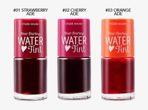 Etude House Barra de labios (Set de 3 - Fresa, Naranja y Cereza)