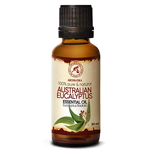 Eucalyptus Oil 100% Natural Essential Oil 30ml - Eucalyptus Radiata - Australia- Mejor para Belleza - Sauna - Aromaterapia - Difusor de Aroma - Lámpara de Fragancia - Aceite de Eucalipto