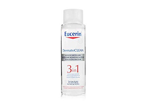 Eucerin DermatoCLEAN 3 in 1 Solución Micelar Limpiadora, 400ml.