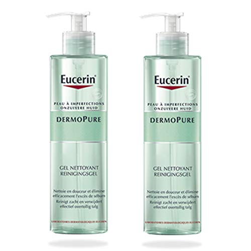 Eucerin Dermo Pure Gel Limpiador - Paquete de 2 x 400 ml