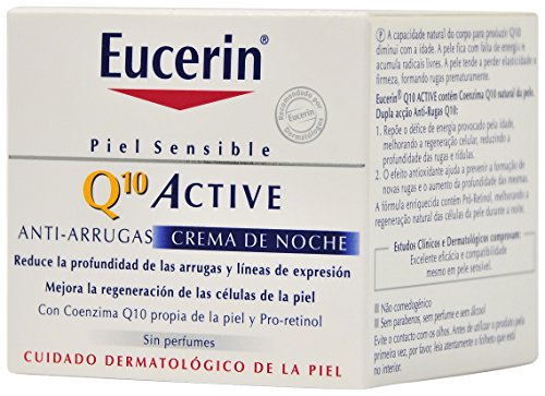 Eucerin Q10 ACTIVE Crema de Noche Antiarrugas - 50 ml