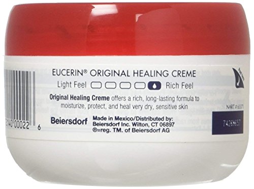 Eucerin Sensitive Skin Expert Original Healing Rich Creme 4 oz (paquete de 1)