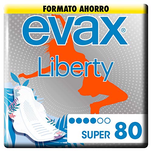 Evax Liberty Super, Alas x 80 Unidades Una Compresa Que No Notarás