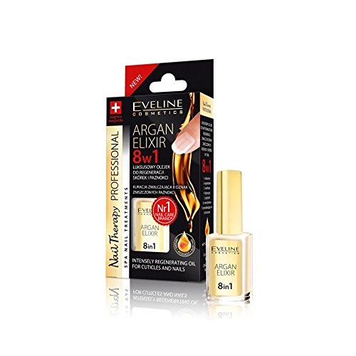 Eve Line 8 in1 uñas Regeneración Elixir con Argan, 1er Pack (1 x 12 ml)