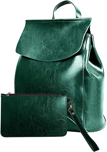 Evooo | Bolso mochila mujer de piel Vegan elegante mochila bandolera con bolso Outlet Bolsos casuales mochilas de viaje y trabajo