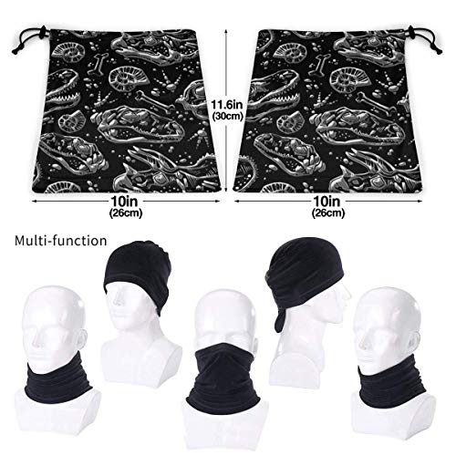 Ewtretr Animal Bones Winter Fleece Neck Polaina Calentador de Cuello Mascarilla al Aire Libre