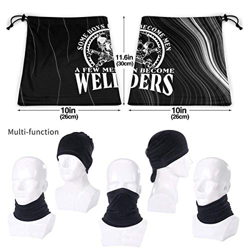 Ewtretr I Am A Welder Badass Welding Winter Fleece Neck Gaiter Neck Warmer Mascarilla al Aire Libre