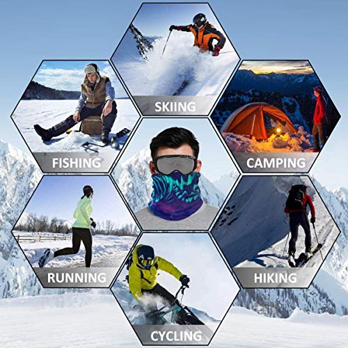 Ewtretr Summon Spirit Cuello polar de invierno Polaina Calentador de cuello Mascarilla al aire libre