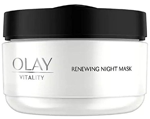 Exclusiva nueva vitalidad renovación noche máscara crema – OLAY, para ella, nueva llegada, última fórmula, nueva máscara + crema, 2 en 1, crema máscara, tendencia, mejor vendedor, día de la madre