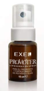 Exel Promoter Fortalecedor De Pestañas Y Cejas, Liposomas En Spray 15Ml 50 g