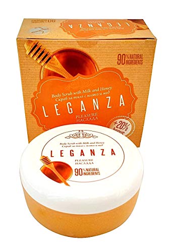 Exfoliante Corporal con Miel y Leche, Leganza Placer