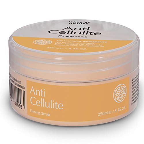Exfoliante Reafirmante Anticelulítico – MADE BY NATURE Exfoliante Corporal Depurador – Piel más Firme y Tersa – Efecto Rejuvenecedor – Calidad Premium Todo Ingredientes Naturales – Fácil Aplicación