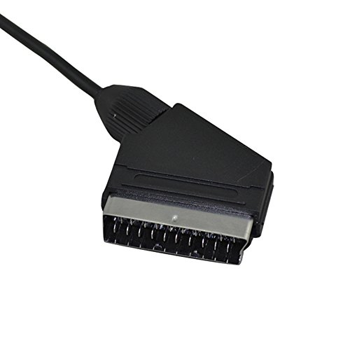 Exlene® El plomo RGB Scart Cable AV para la consola Sega Genesis 1 Megadrive (PAL)