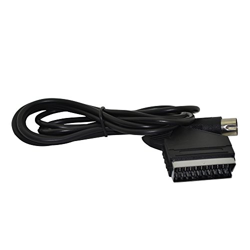 Exlene® El plomo RGB Scart Cable AV para la consola Sega Genesis 1 Megadrive (PAL)