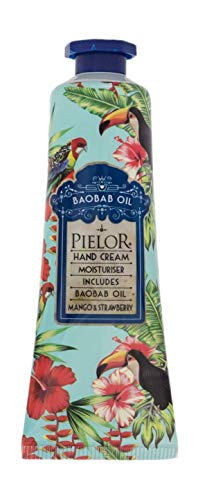 Exotic Dream - Set de regalo de crema de manos, 1 crema de manos, mango y fresa, 30 ml, 1 crema de manos, coco y lima, 30 ml, 1 crema de manos, melocotón y cítrico, 30 ml, con aceite de Baobab