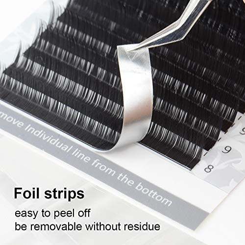 Extensiones de pestañas NAGARAKU Mix Individual Premium Mink Matte Black False Eyelash Classic Eyelash(0.15 D 7-15mm)