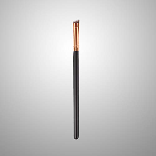 Eyeliner Brush Professional - Brocha para maquillaje en ángulo fino para el delineador de precisión (negro)