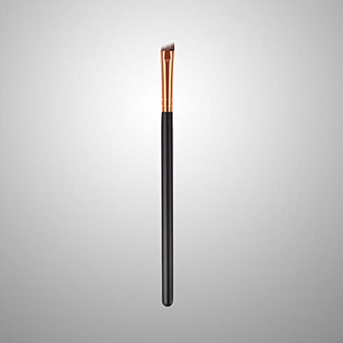 Eyeliner Brush Professional - Brocha para maquillaje en ángulo fino para el delineador de precisión (negro)