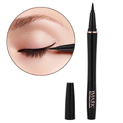 Eyeliner Stamp, IMAGIC Impermeable, de larga duración, Liquid Eyeliner Pen Fast Dry Eyeliner Pencil Black Maquillaje para ojos Negro
