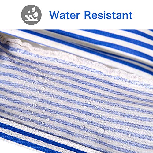 EZOWare 6 Pcs Caja de Almacenaje, Pequeñas Cestas Organizadoras de Tela Plegable con Manijas para Cajones, Armario, Oficina, Baño, Cocina, Dormitorios y mas - Multi-Colores, 25.4 x 16.5 x 12.7 cm