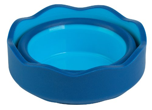 Faber-Castell 181510-p2 - Vaso plegable (pack de 2 unidades), color azul