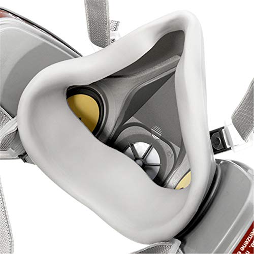 Facial Cubierta, NASUM Semimáscara Facial Cubierta para Pintura en Aerosol, Polvo, Lijado a Máquina, Formaldehído, Protección con Filtros